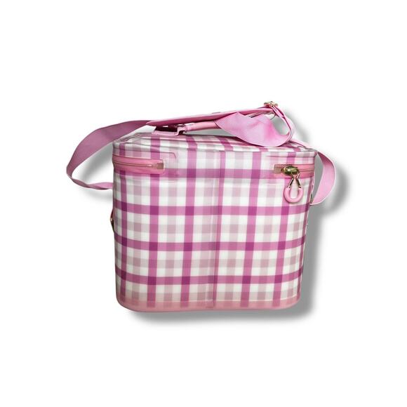 Pink White Gingham Check Cooler by Stoney Clover Lane x Target - Picture 4 of 8